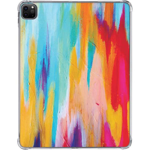 Multicolor Brush Stroke by Etta Vee iPad Pro 11in (2024) Clear Case